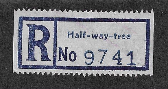 Registered Post Label REGISTERED LABEL PAPAGOU 9561 LABEL