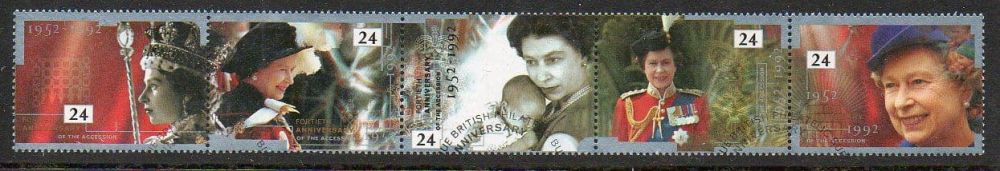 1992 SETE SET 40TH ANN OF ASSESSION5v FINE USED
