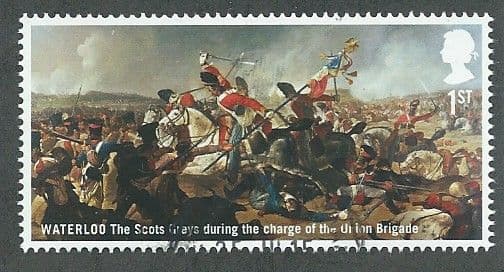 Waterloo Barcode 2015 THE BATTLE OF WATERLOO M/S WITH BARCODE FINE USED